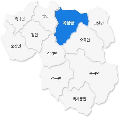 곡성읍 지도