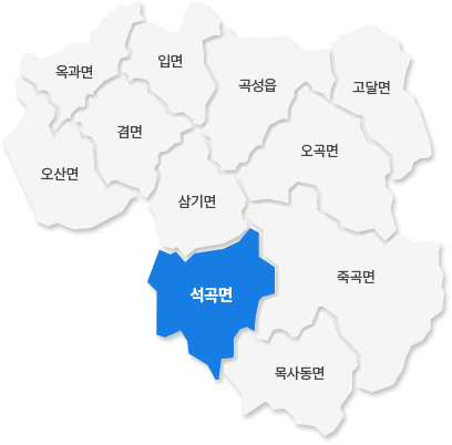 석곡면 지도